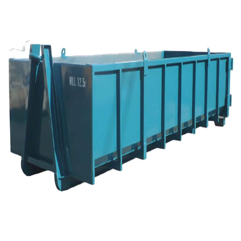  workshop - Blue heavy-duty hook lifting container