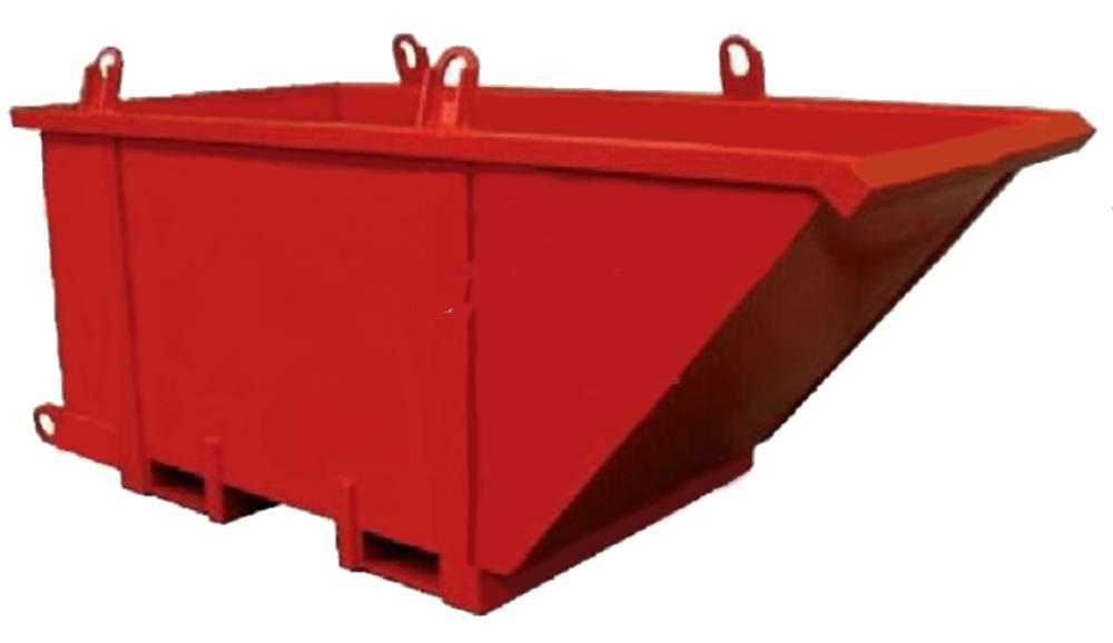 Red with forklift port skipping box