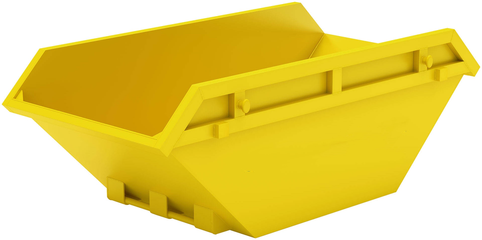 Yellow front door style skipping box