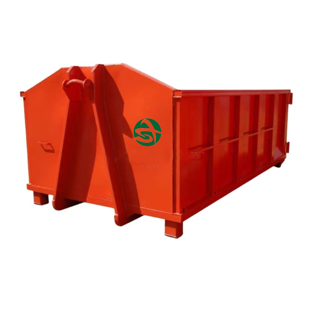 Customized red hook lifting container