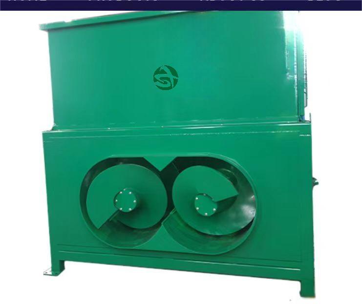 Double helix garbage compactor